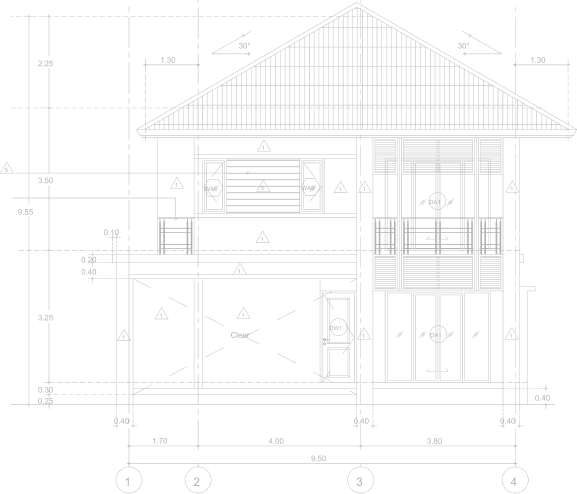 Illustrated contruction drawing